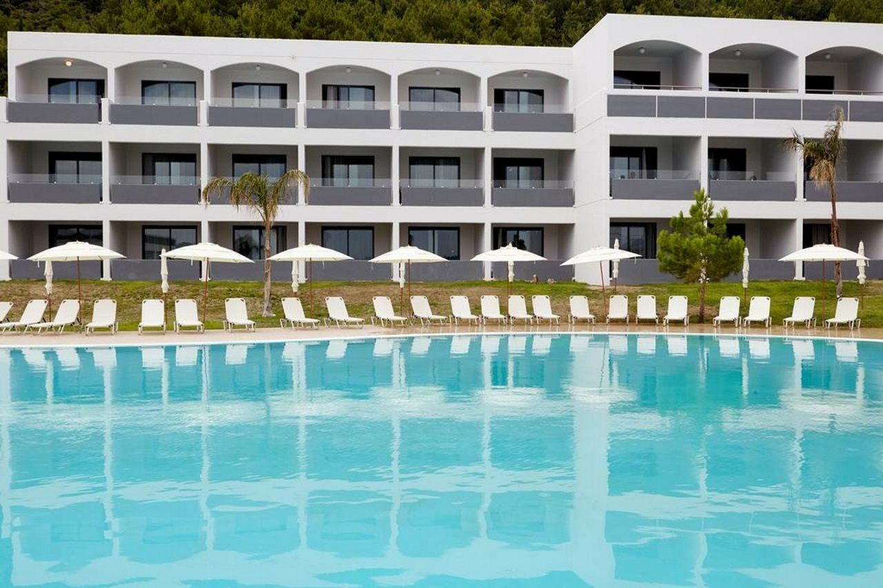 Evita Beach Faliraki Bagian luar foto